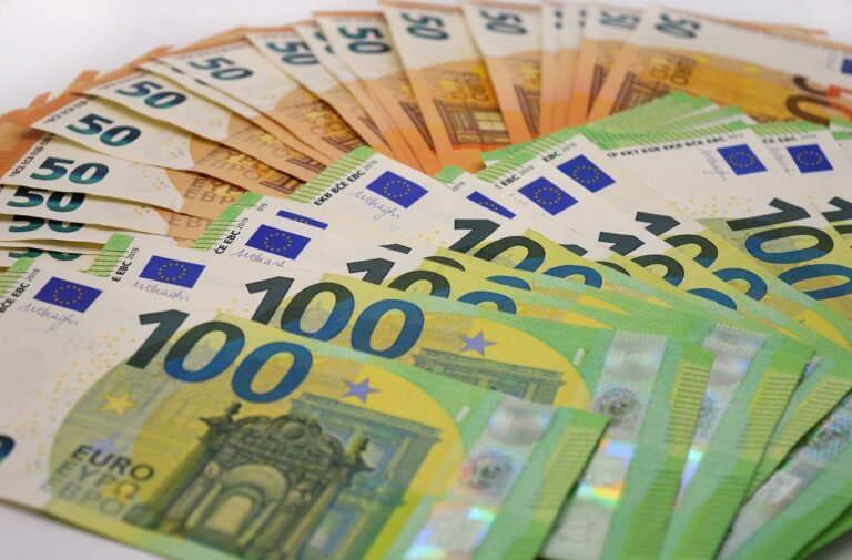 banconote in euro come garanzia