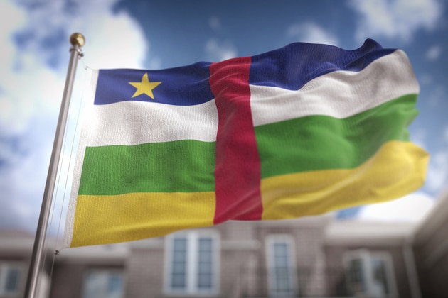 bandiera della repubblica centrafricana