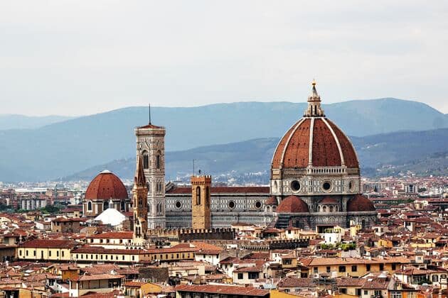 panorama del centro storico di Firenze
