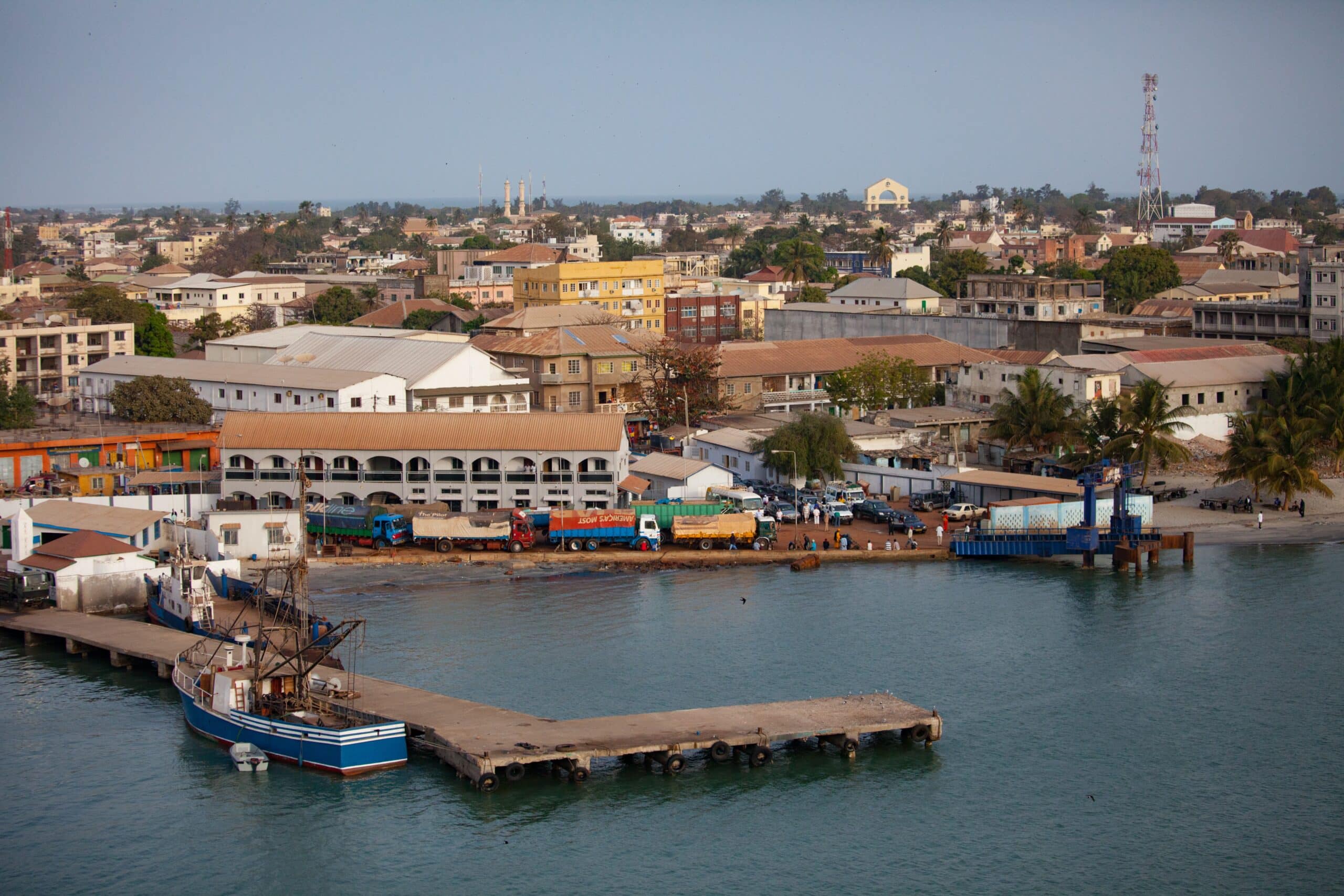 porto di Banjul in Gambia